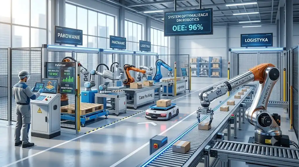 Roboty przemysłowe na hali produkcyjnej - przegląd zastosowań i analiza opłacalności